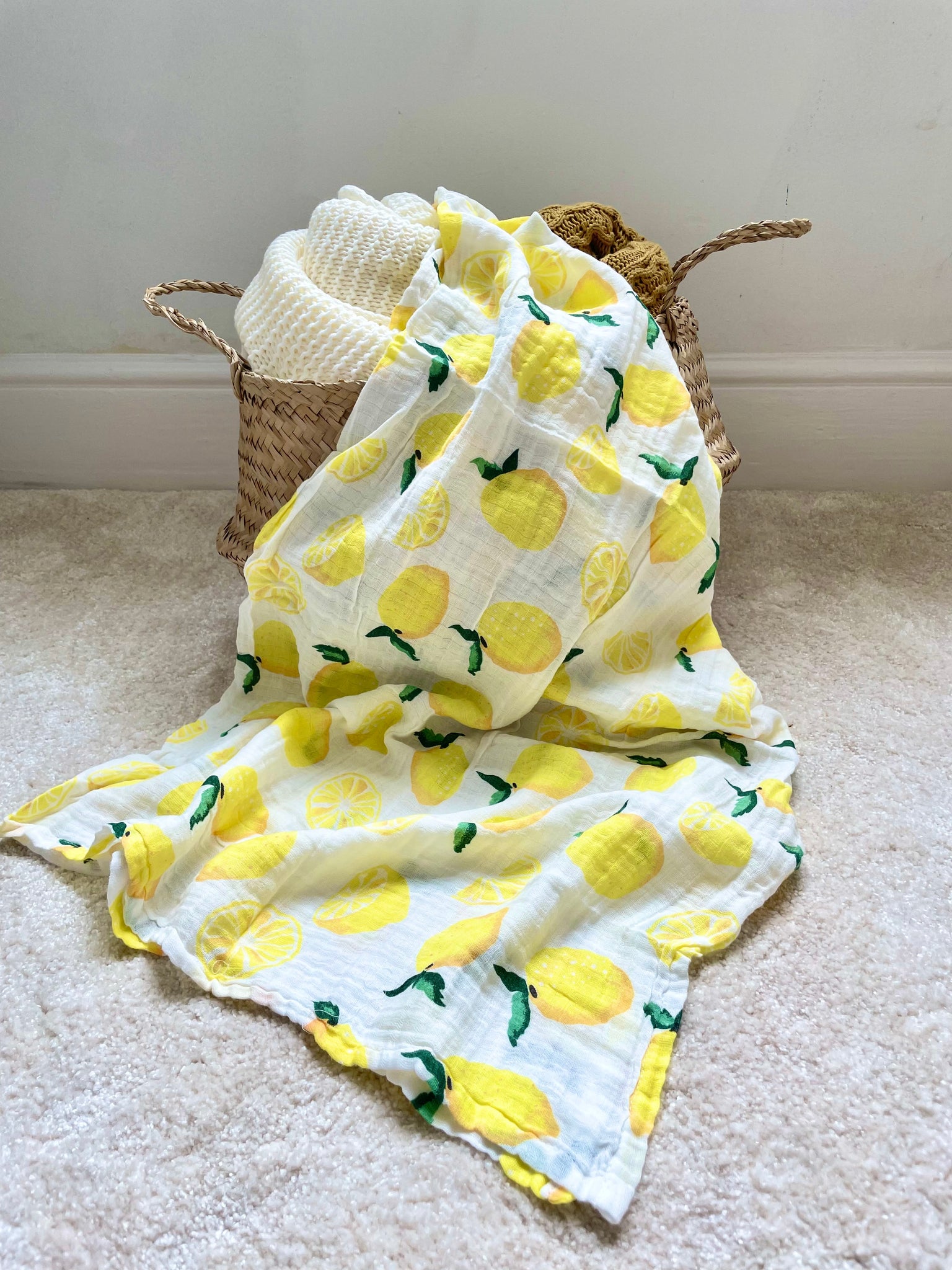 Lemon sales muslin swaddle